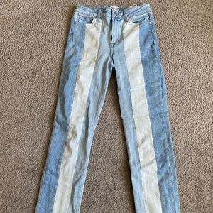 Paige Cindy Jeans Multi-toned Denim Size 26